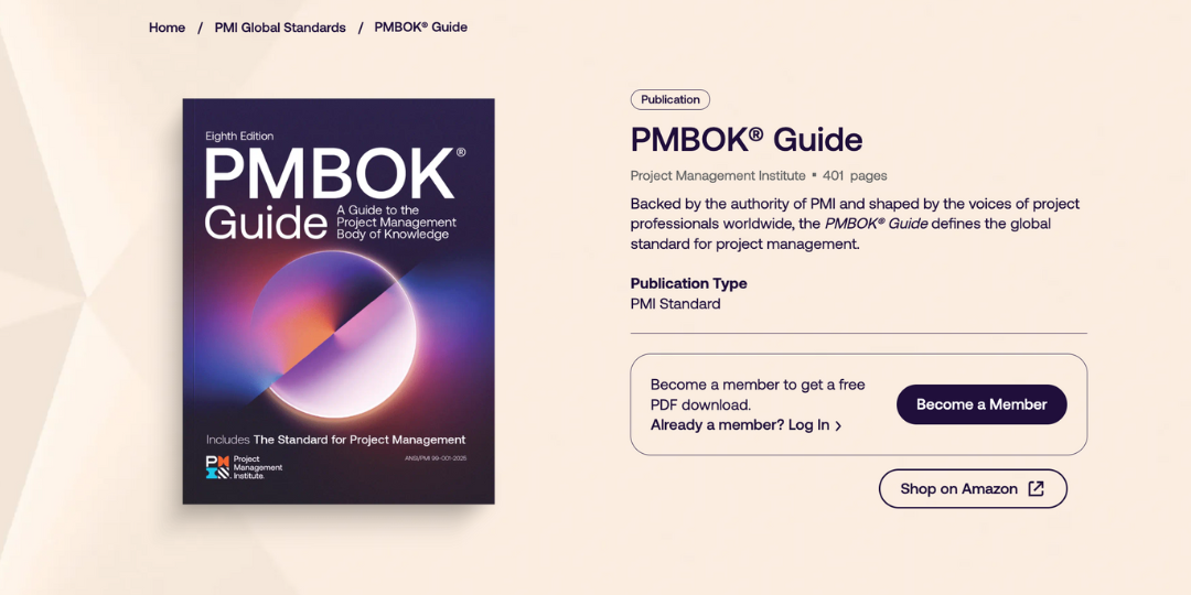 PMBOK Guide 8th Edition Released